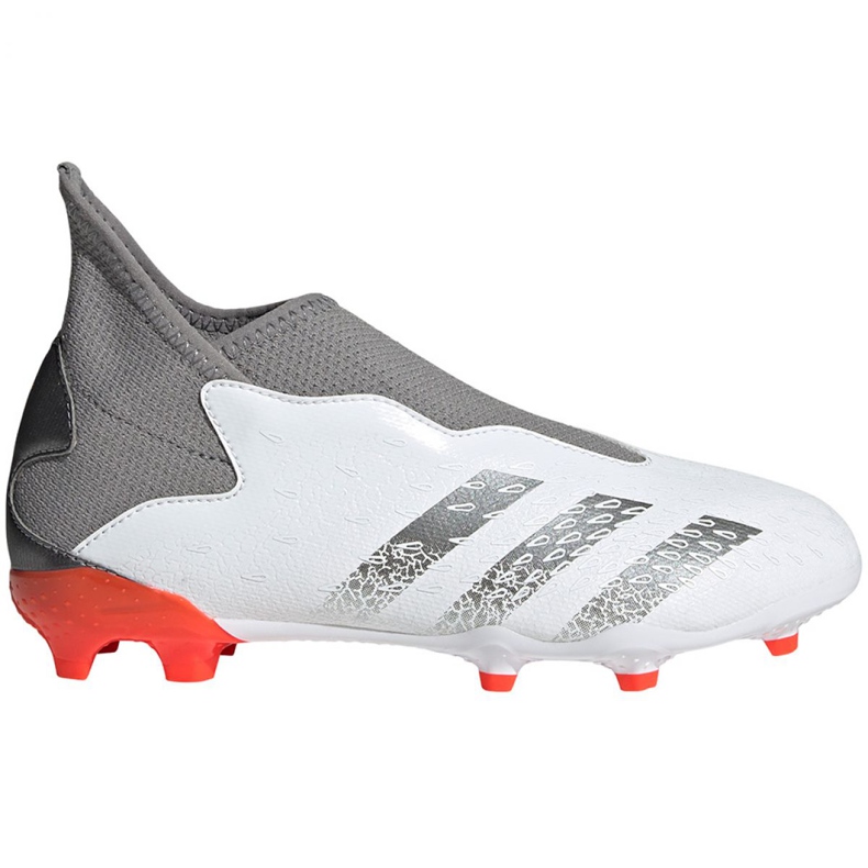 Scarpe da calcio Adidas Predator Freak.3 Ll Fg Jr FY6297 multicolore bianca 1