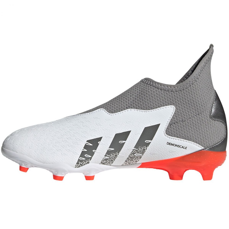Scarpe da calcio Adidas Predator Freak.3 Ll Fg Jr FY6297 multicolore bianco 2