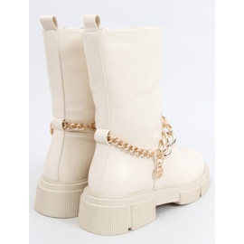 Stivali con catena staccabile Lomé Beige 1