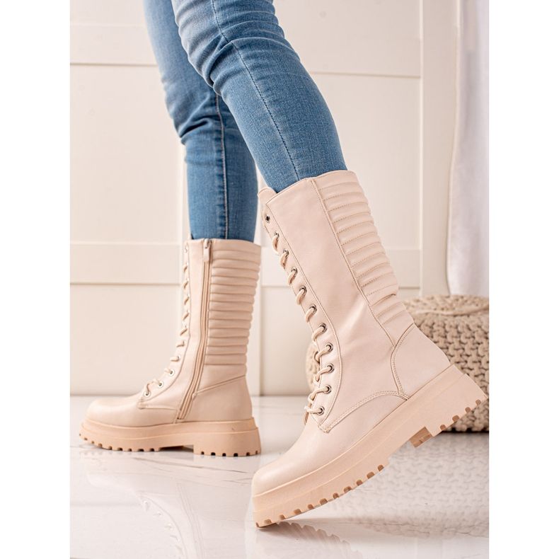 Seastar Stivali in ecopelle beige 2