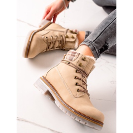Goodin Trapper isolati in ecopelle beige 1