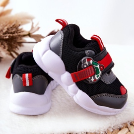 BEFADO S.A. Scarpe Sportive Bambini Con Velcro Befado 516P096 Nere nero rosso 2