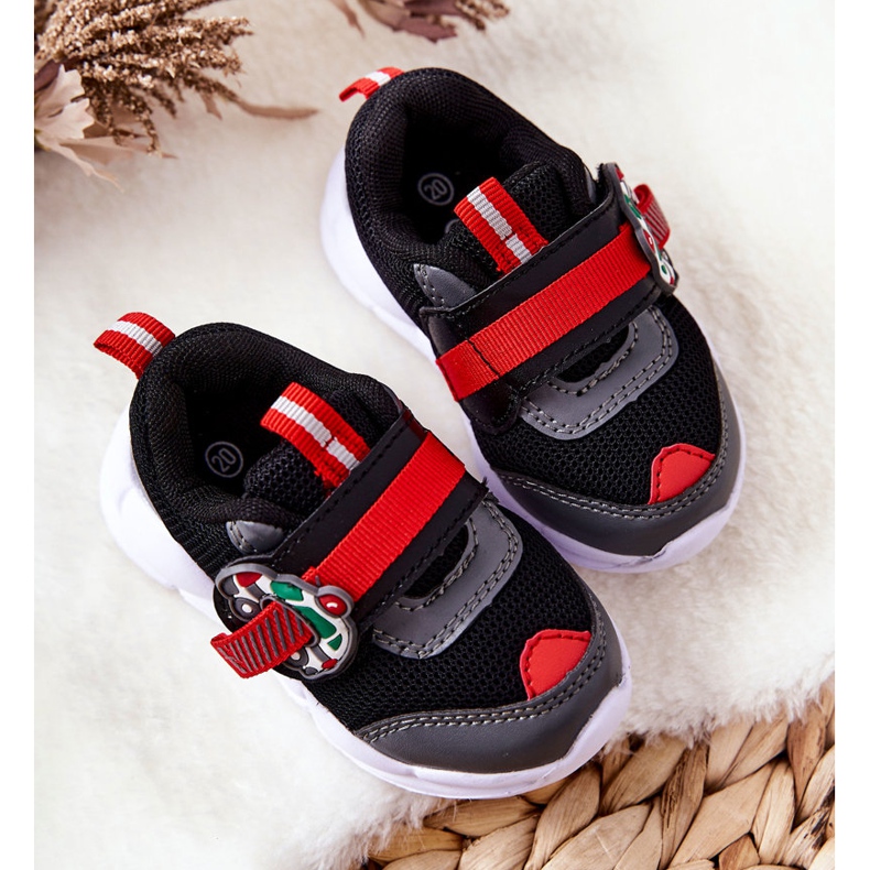 BEFADO S.A. Scarpe Sportive Bambini Con Velcro Befado 516P096 Nere nero rosso 1
