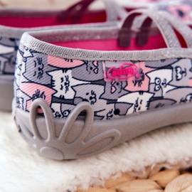 BEFADO S.A. Ciabatte Ballerina Befado Gatti 116X297 Grigie grigio 1
