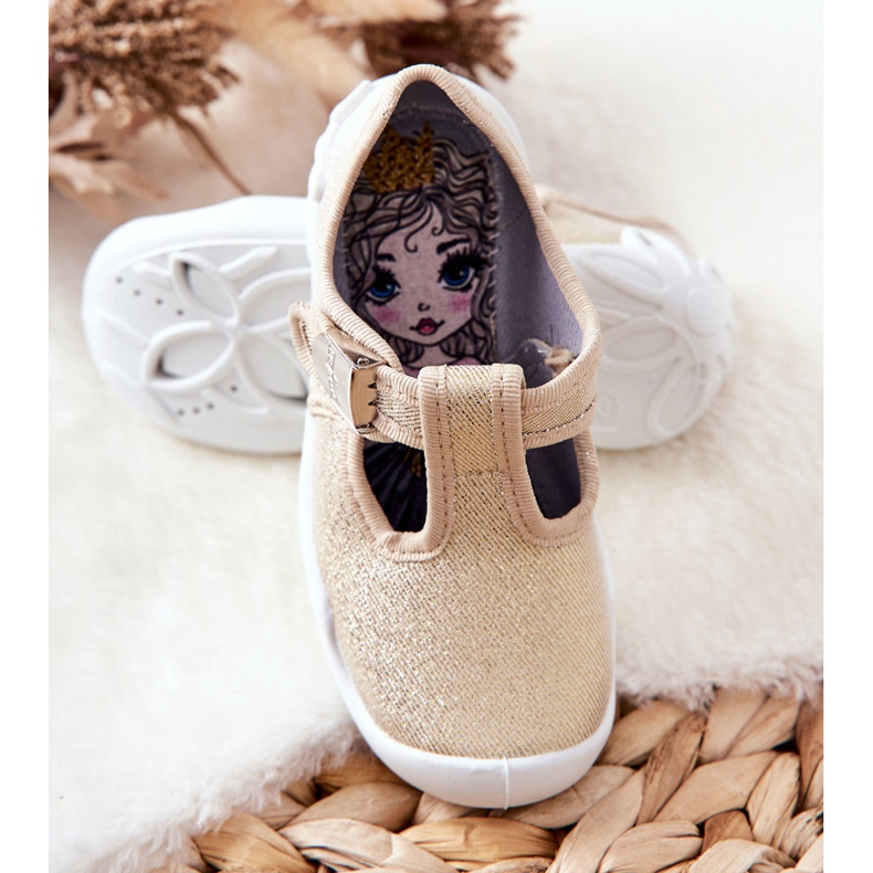 BEFADO S.A. Pantofole Ballerina Befado Shiny 115X003 Dorato d'oro 1