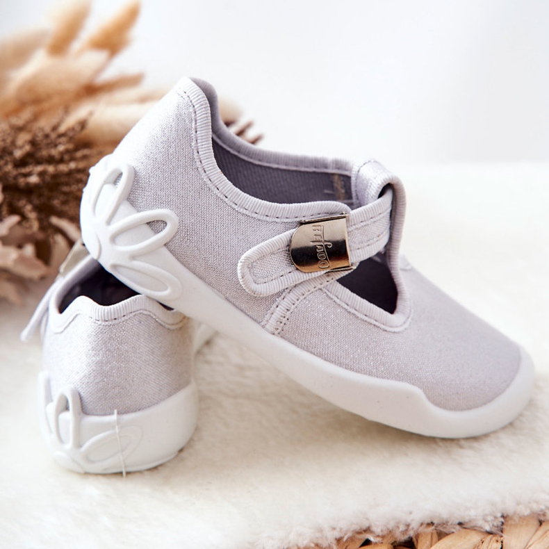 BEFADO S.A. Pantofole Ballerina Befado Shiny 115X001 Argento d'argento 2