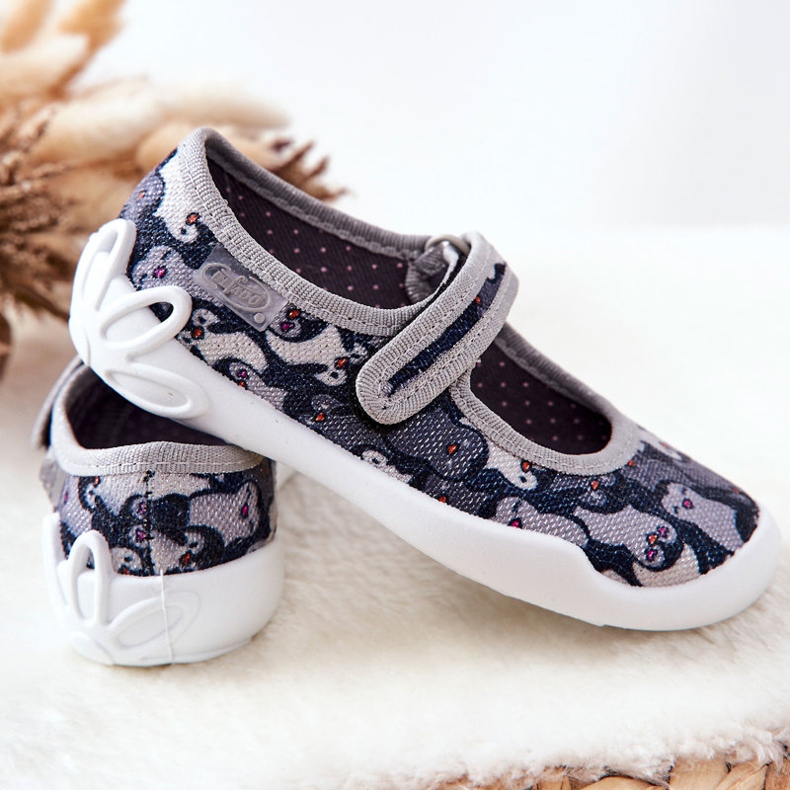 BEFADO S.A. Pantofole Ballerina Befado Penguins 114X463 Nero 1