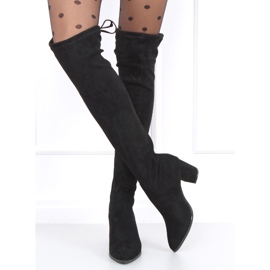 Stivali con tacco alto di Peti Black nero 1