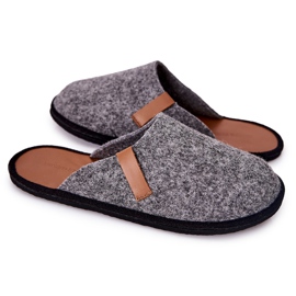 Big Star Pantofole da casa da uomo Panto Fino II167007 Grigio-Marrone nero 1