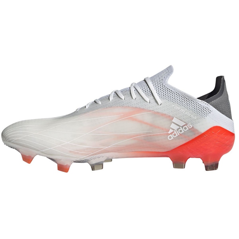 Scarpe da calcio Adidas X Speedflow.1 Fg M FY6869 rosso, bianco, grigio bianco 2
