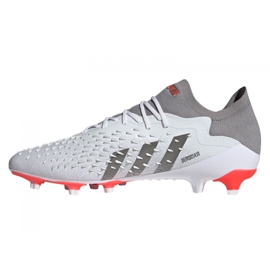 Scarpe da calcio Adidas Predator Freak.1 Low Ag M GZ2806 grigio, bianco bianco 1