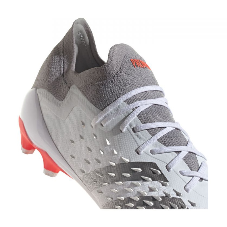 Scarpe da calcio Adidas Predator Freak.1 Low Ag M GZ2806 grigio, bianco bianca 2