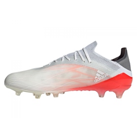 Scarpe da calcio Adidas X Speedflow.1 Ag M FY3265 grigio, bianco, rosso bianca 1
