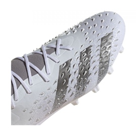 Scarpe da calcio Adidas Predator Freak.1 Ag M FY6254 grigio, bianco bianco 2
