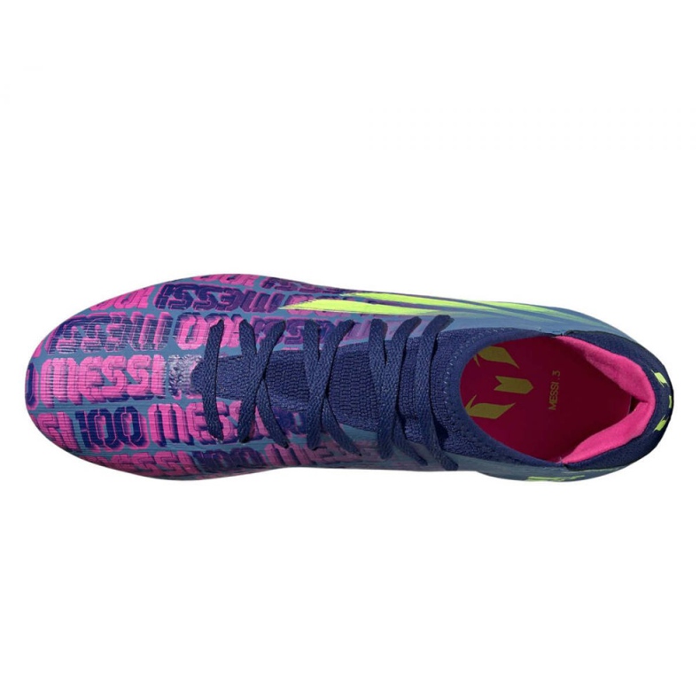 Scarpe da calcio Adidas X Speedflow Messi.3 Fg M FY6888 blu navy, viola, blu, multicolore blu 2