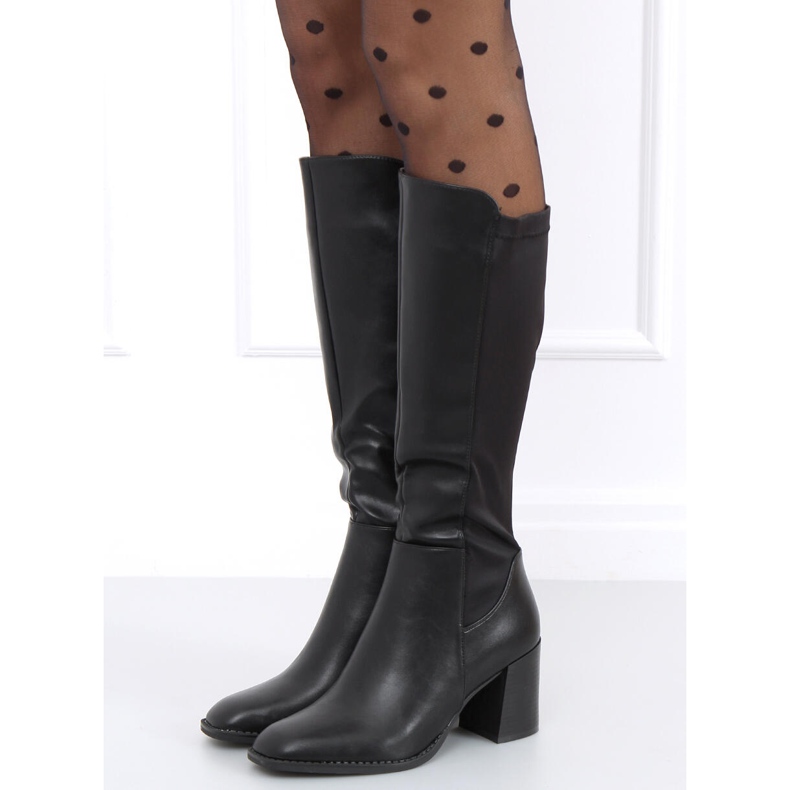 Stivali con tacco alto di Ramona Black nero 2