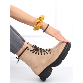 Lavoratori in pelle scamosciata Dazy Beige 2