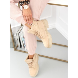 Stivaletti con lacci Visko Khaki beige 2