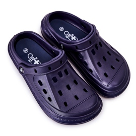 BEFADO S.A. Pantofole da uomo Kroks Befado 154M003 Navy Blue blu navy 1