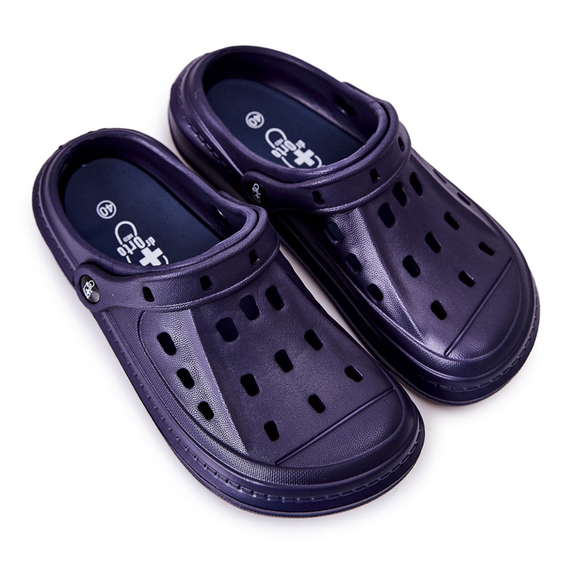 BEFADO S.A. Pantofole da uomo Kroks Befado 154M003 Navy Blue blu navy 1