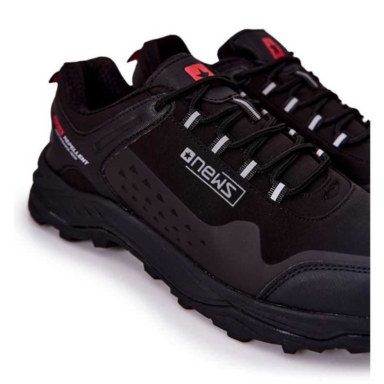 PE1 Scarpe sportive da uomo allacciate nere Grenberd nero 1