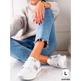 Sneakers Bianche in Pelle VINCEZA bianco 2