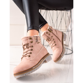 Goodin Trapper isolati in ecopelle rosa 1