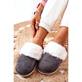 Calde Pantofole Con Pelliccia Grigio Flamarin beige 1