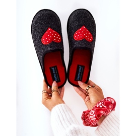 Big Star Pantofole da casa Panto Fino II267009 Nero e Rosso 1