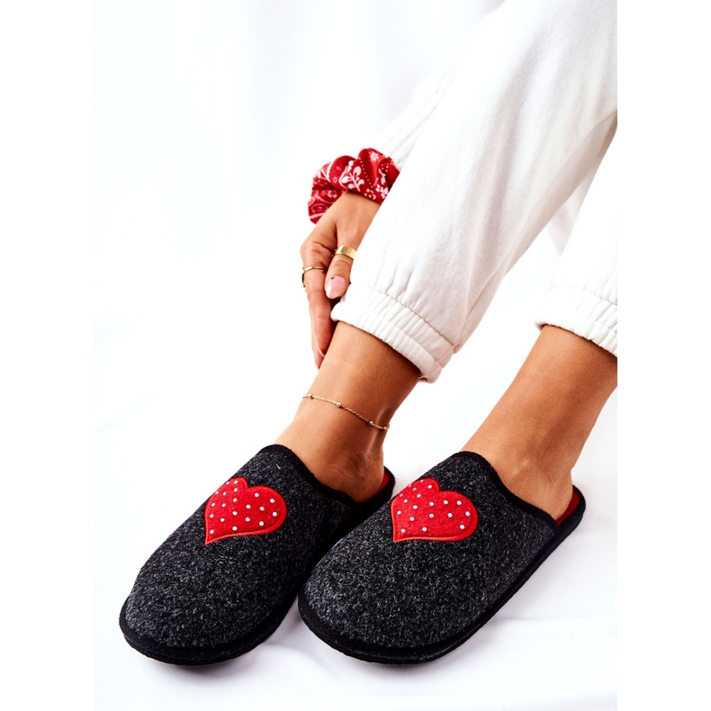 Big Star Pantofole da casa Panto Fino II267009 Nero e Rosso 2
