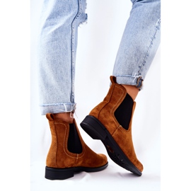 PG1 Stivaletti in pelle scamosciata cammello Astate marrone 1