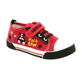 Sneaker American Club Ten15 rosse con velcro rosso 1