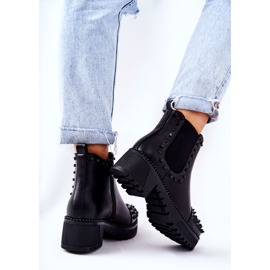 PG1 Stivali Jodhpur Comoni Neri Con Jets nero 2