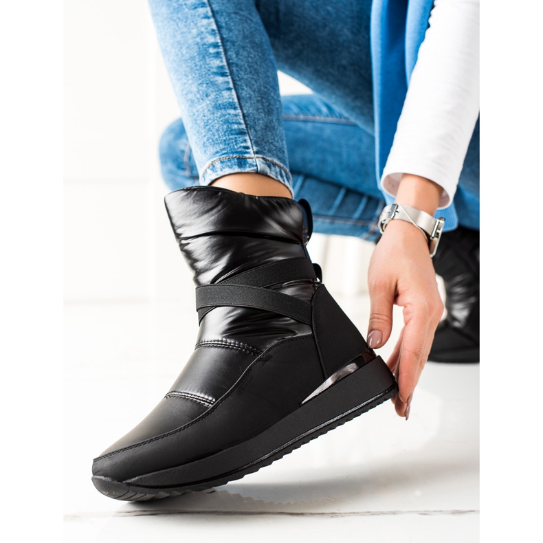 Weide Stivali da neve classici nero 1