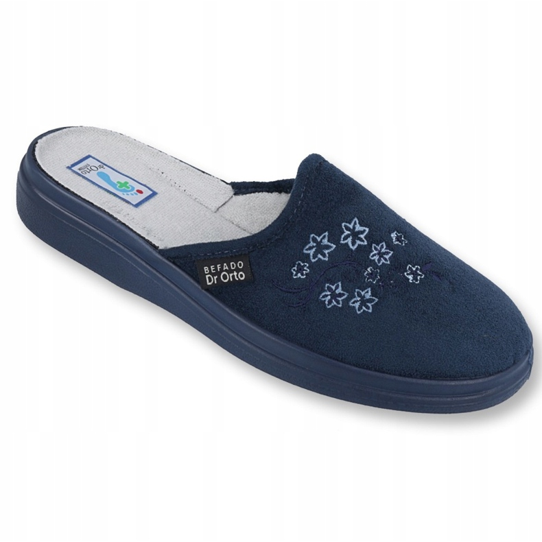 Dr.ORTO Befado pantofole da donna, infradito per diabetici, 132d012, blu navy 1