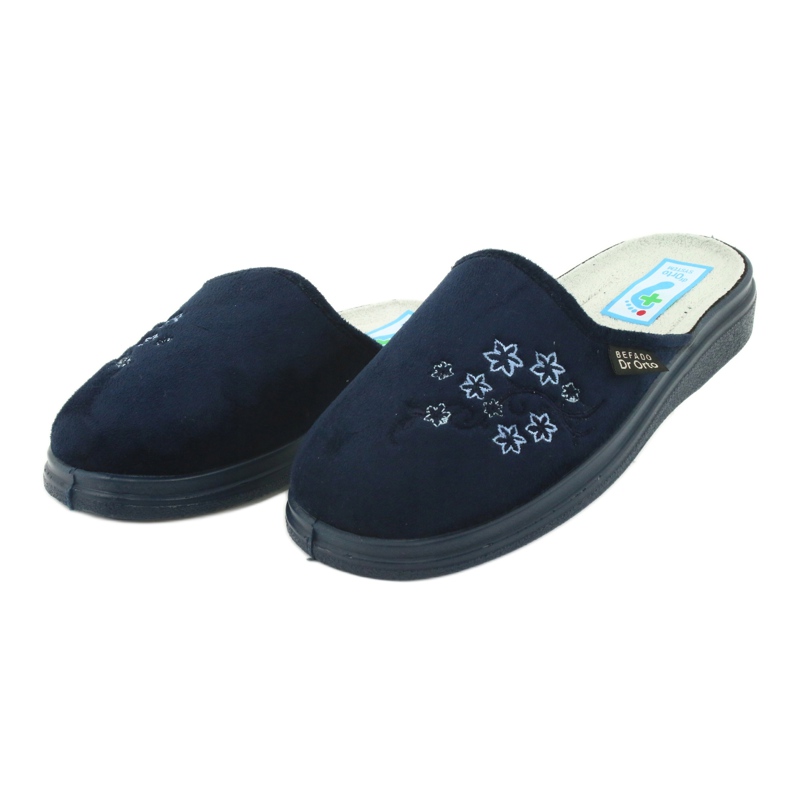 Dr.ORTO Befado pantofole da donna, infradito per diabetici, 132d012, blu navy 4