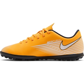 Nike Mercurial Vapor 13 Club Tf Jr AT8177 801 scarpe da calcio gialli 3