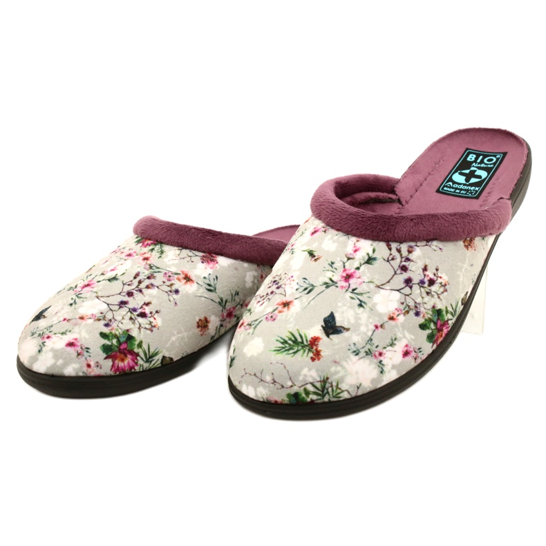 Ciabatte Cherry Blossom Adanex 26764 Aloe Vera viola grigio 2