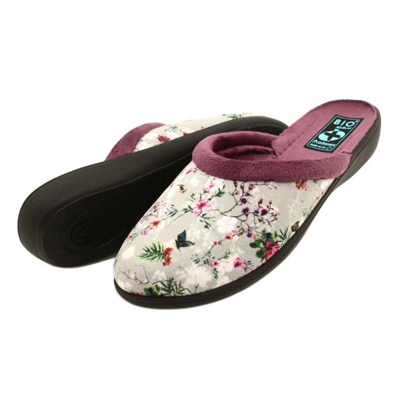 Ciabatte Cherry Blossom Adanex 26764 Aloe Vera viola grigio 3