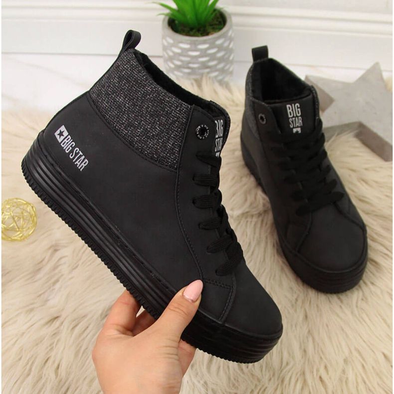 Sneakers isolate Big Star W II274147 nere nero 1