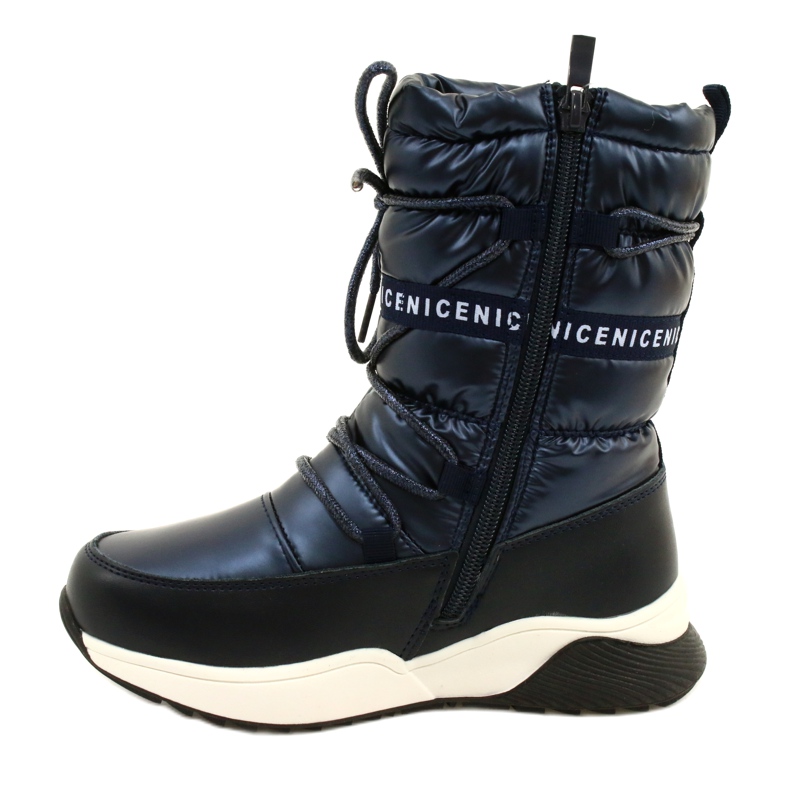 Doposci per bambini Miss Evento Waterproof 21DZ23-4325 nero blu navy 2