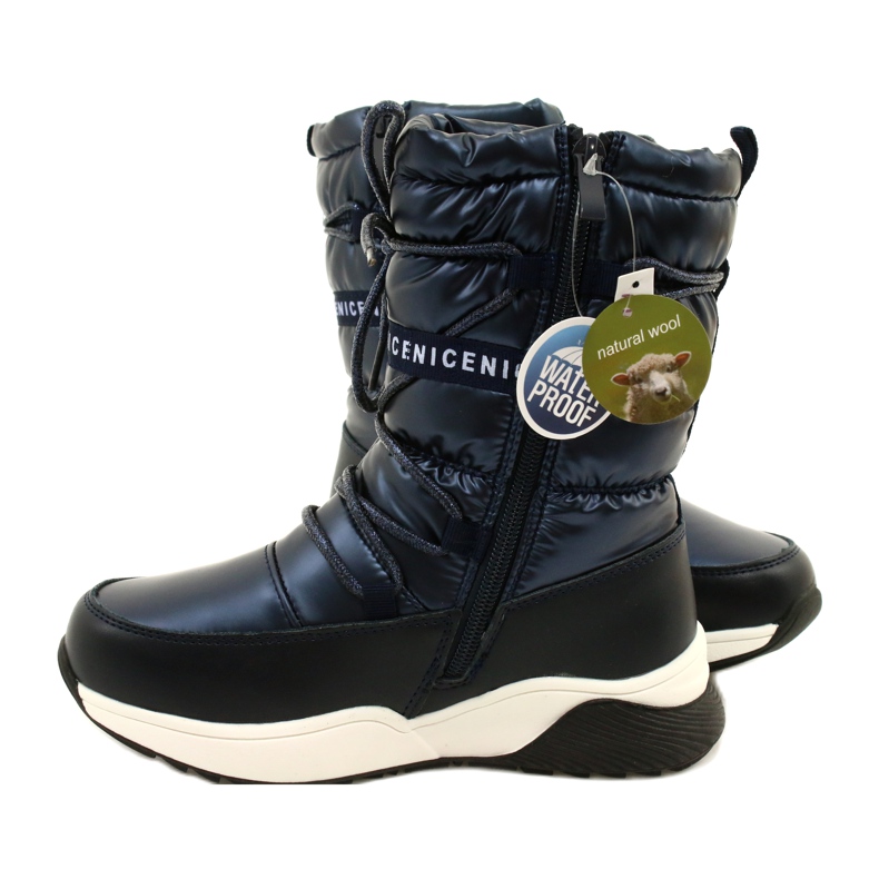 Doposci per bambini Miss Evento Waterproof 21DZ23-4325 nero blu navy 5