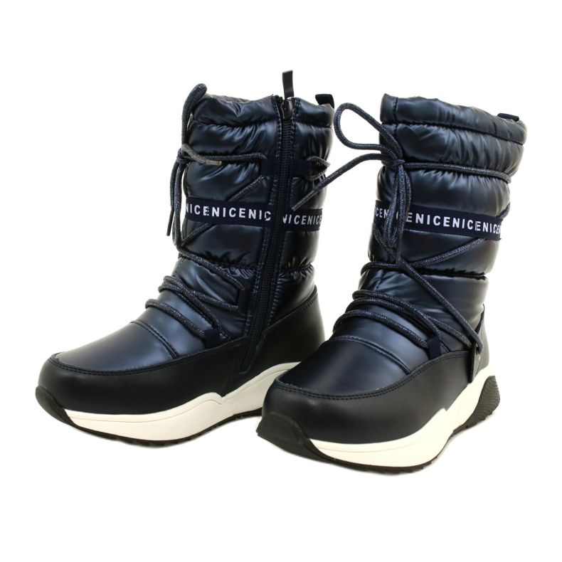 Doposci per bambini Miss Evento Waterproof 21DZ23-4325 nero blu navy 3