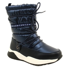 Doposci per bambini Miss Evento Waterproof 21DZ23-4325 nero blu navy 1