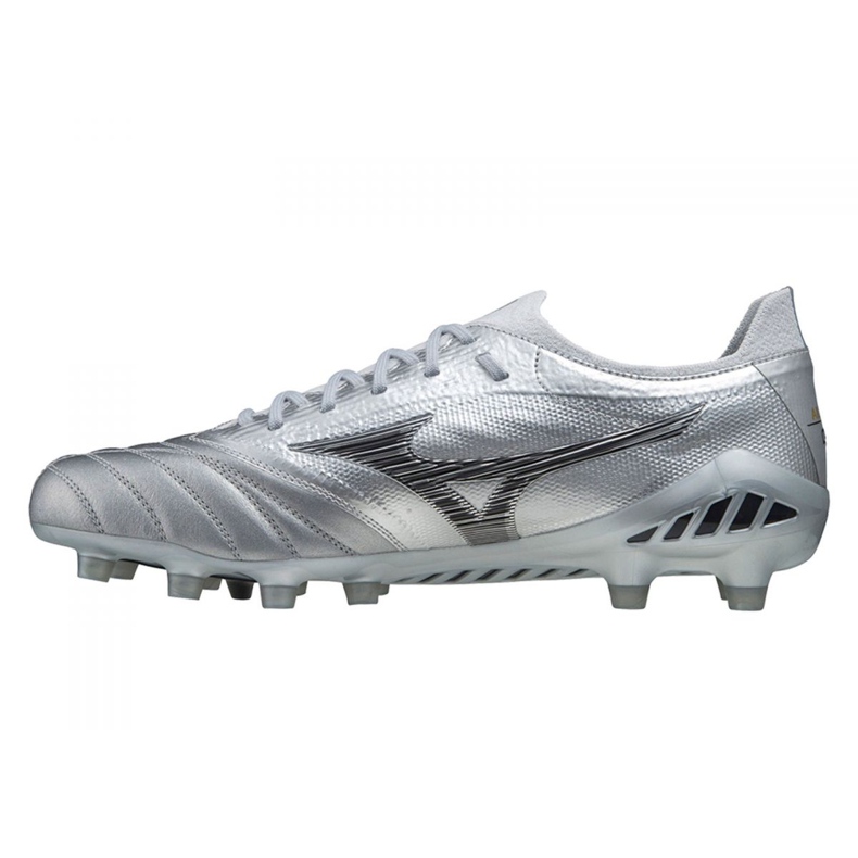 Scarpe da calcio Mizuno Morelia Neo Iii Beta Japan Fg M P1GA219003 grigio argento 1