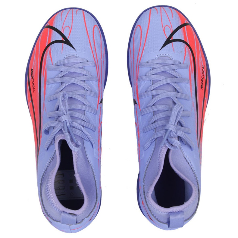 Nike Mercurial Superfly 8 Club Km Tf Jr DB0934 506 scarpe da calcio multicolore viola 2