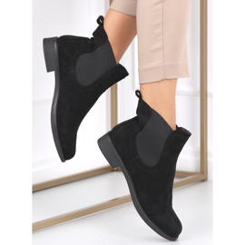 Stivaletti Chelsea classici da donna Musse Black nero 1