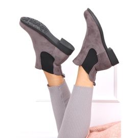 Stivaletti Jodhpur classici da donna Musse Grey grigio 1