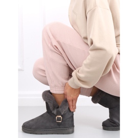 Doposci da donna con fibbia Wibo Grey grigio 1