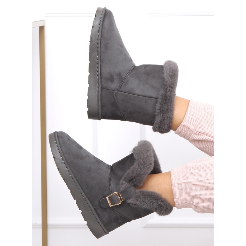 Doposci da donna con fibbia Wibo Grey grigio 2